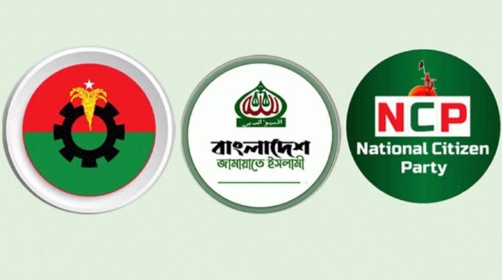 আ’লীগ ঠেকাতে একাট্রা বিএনপি জামায়াত এনসিপি
