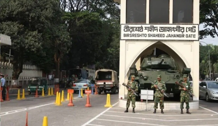 ঢাকা সেনানিবাসের একটি ভবন ‘কারাগার’ ঘোষণা