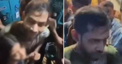 কাঁদতে থাকা শিশুর সামনে বাবাকে চড়, ভিডিও ভাইরাল