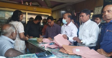 নান্দাইলে ভোক্তা অধিকারের অভিযানে জরিমানা ৬০ হাজার